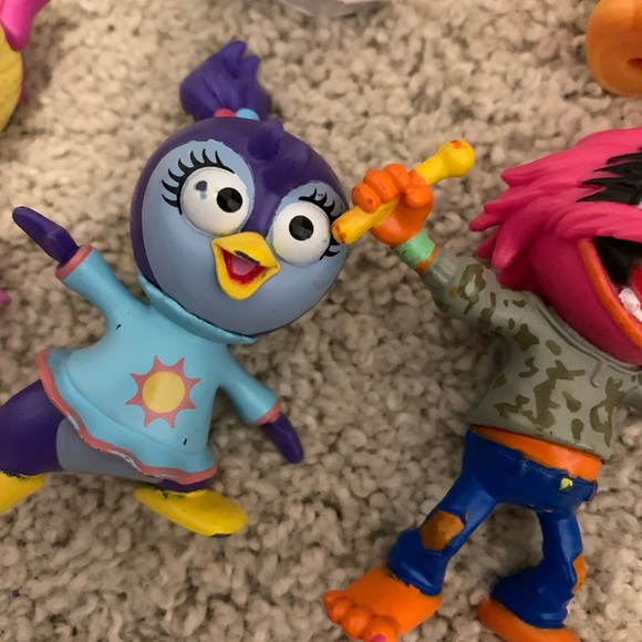 Muppet Babies Figures Lot Of 6, Kermit, Piggy, Gonzo, Fozzie, Animal, Summer - Picture 5 of 10